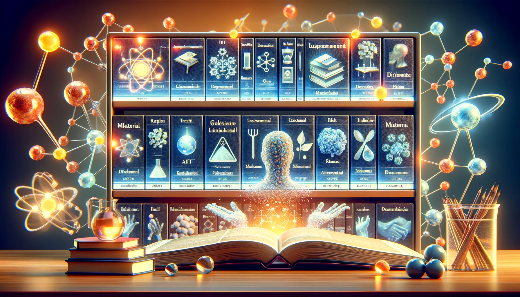 A book of recipes filled with chemical structures of new materials found by GNoME