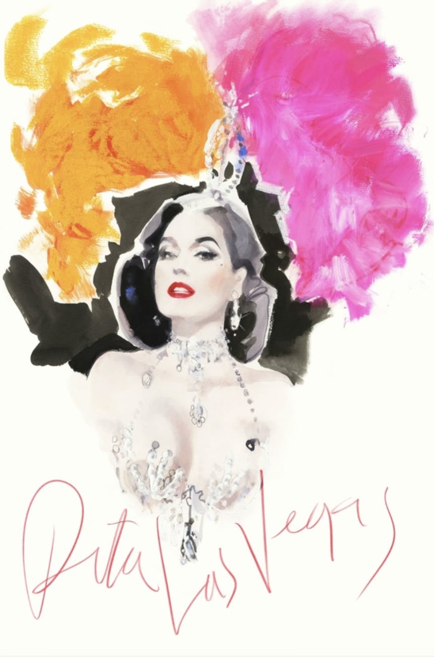David Downton x Dita Von Teese for Air Mail