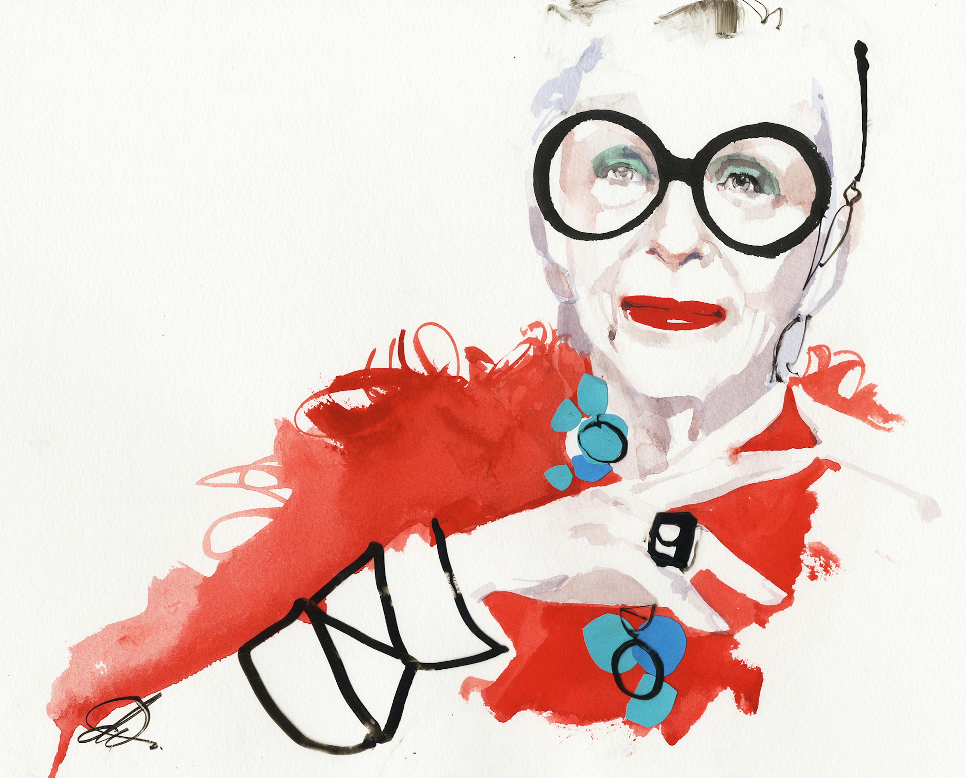 David Downton Iris Van Apfel