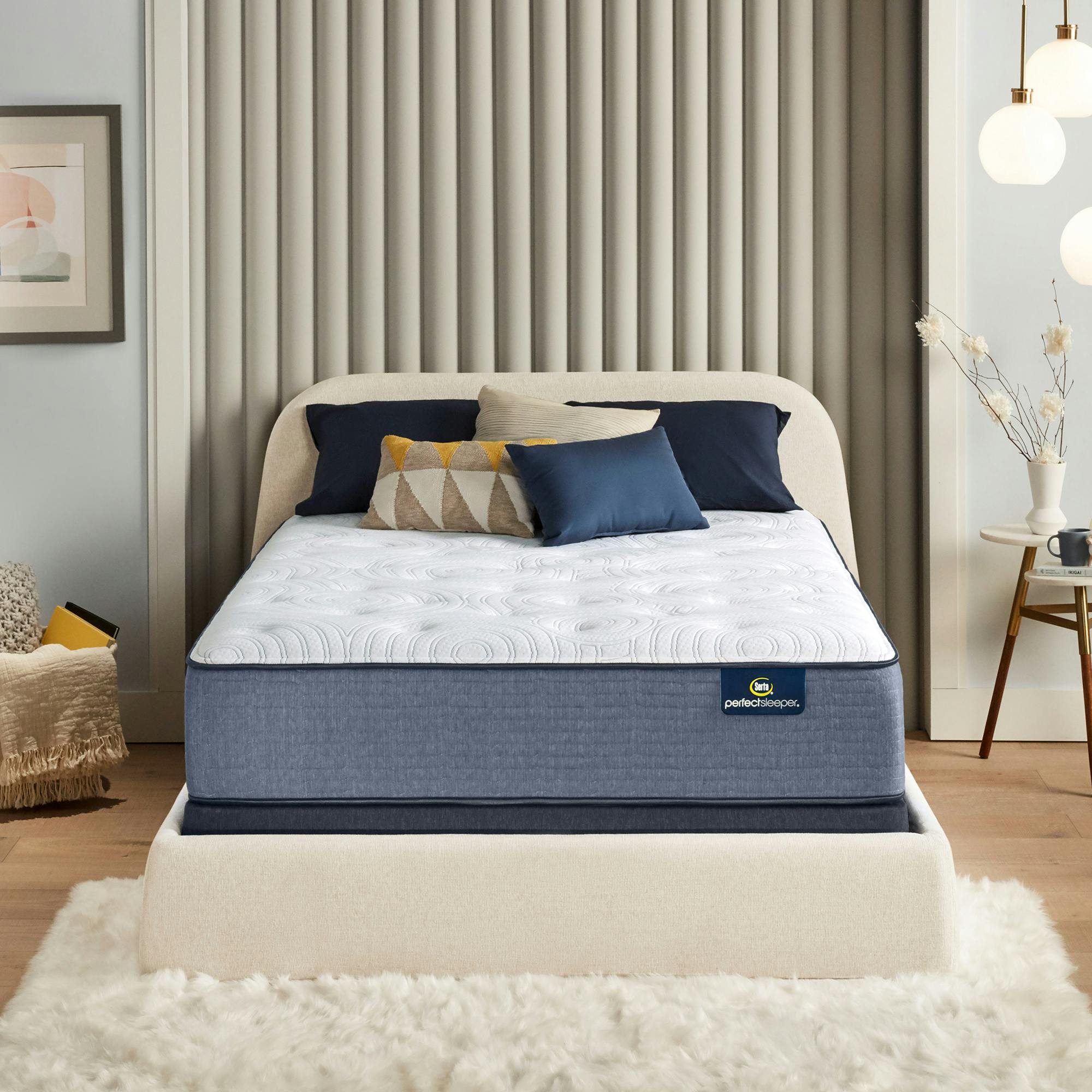 Serta Perfect Sleeper Supportive Mattress, Serta King Bed Frame