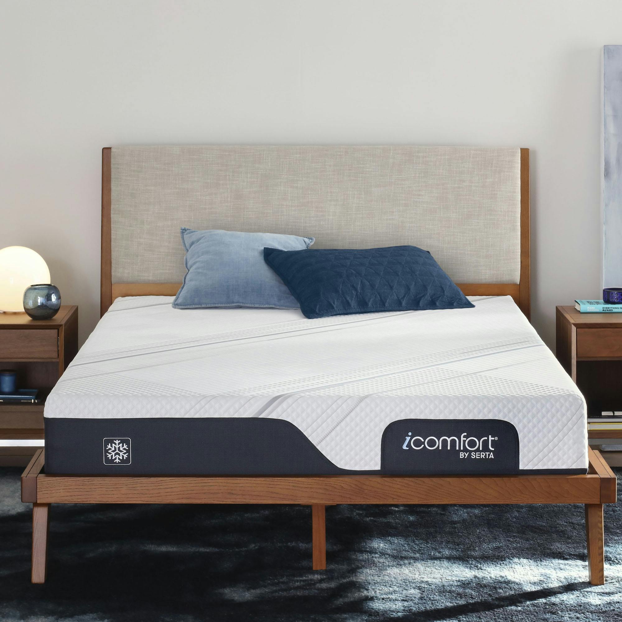 Cooling Mattress Icomfort Gel, Bed With Frame And Mattress