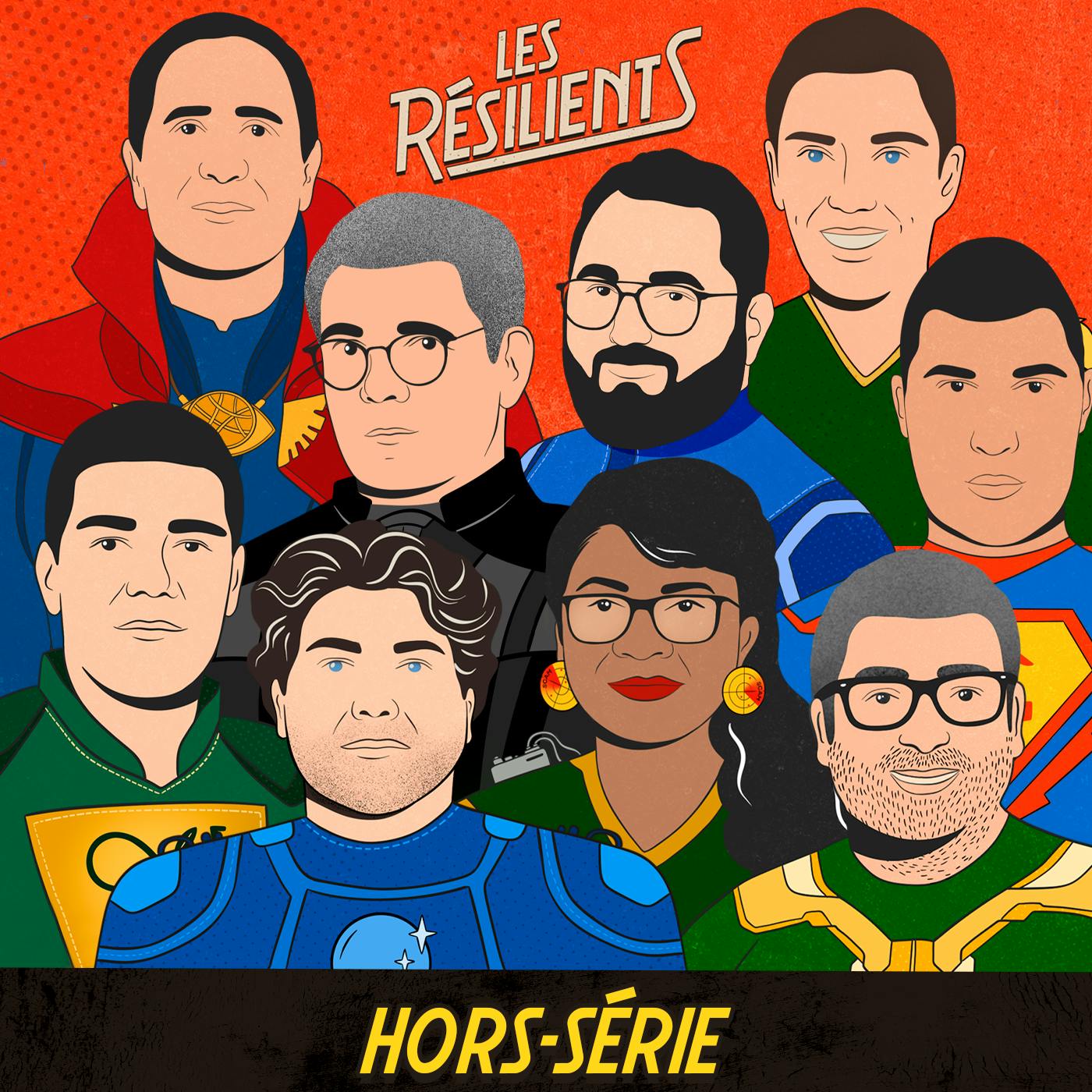 participants podcast Les Résilients cybersécurité