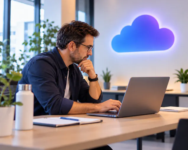 Équipe IT supervisant une infrastructure en infogérance cloud