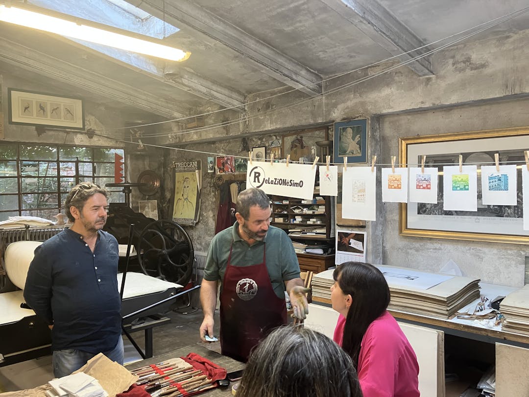 laboratorio di incisione 