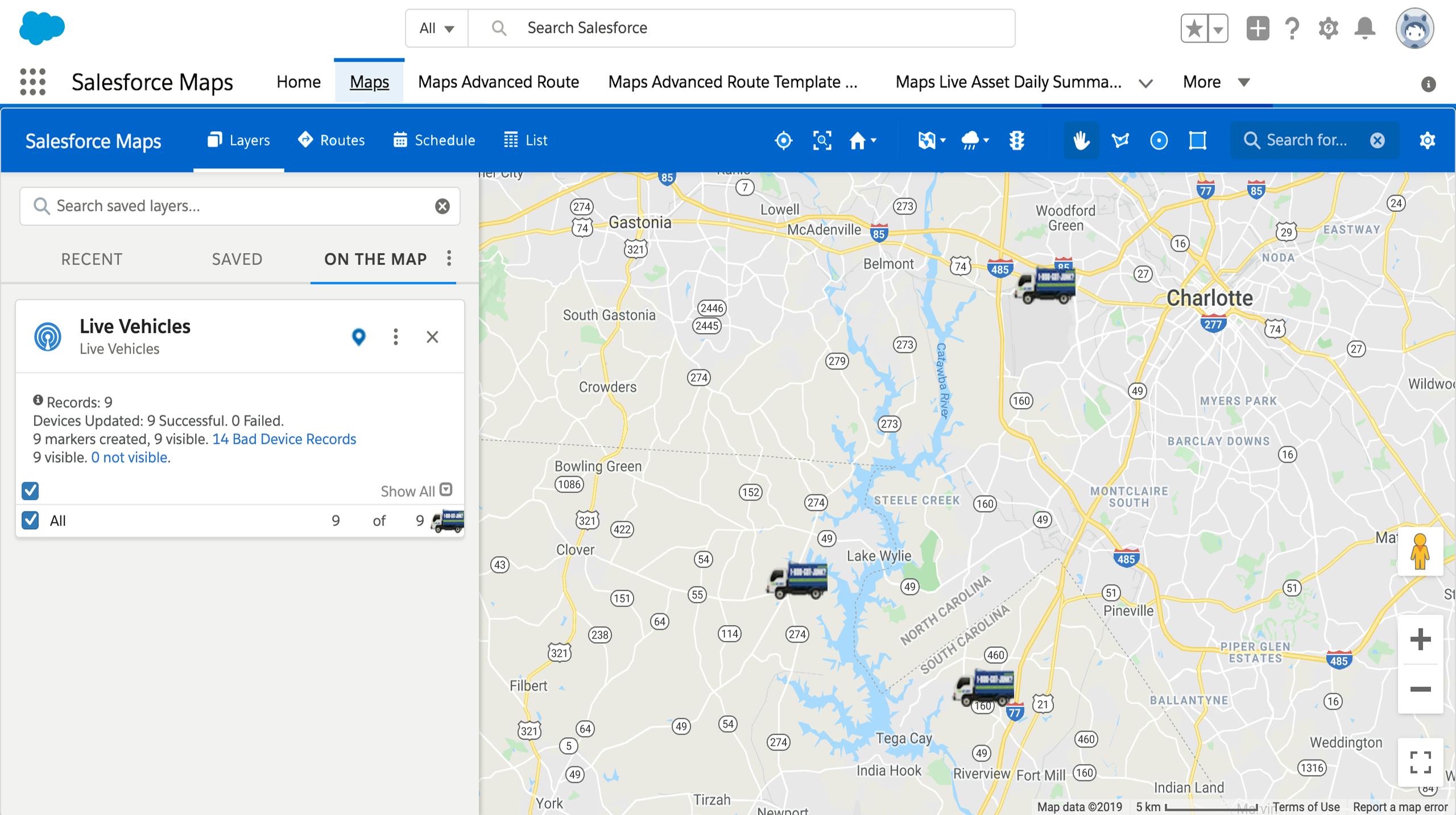 Track Assets and Field Rep Activity