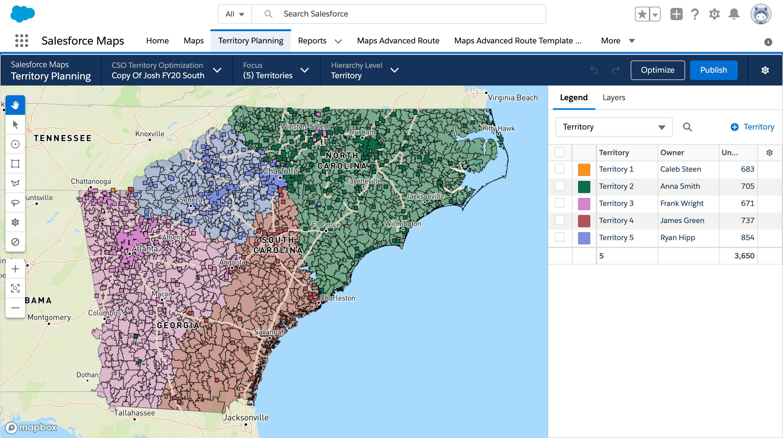 Territory Planning