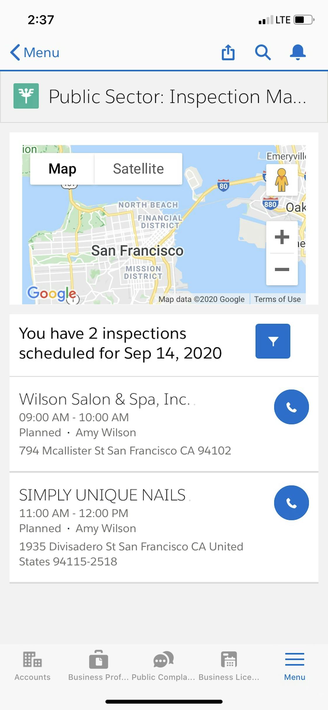 Mobile Inspections