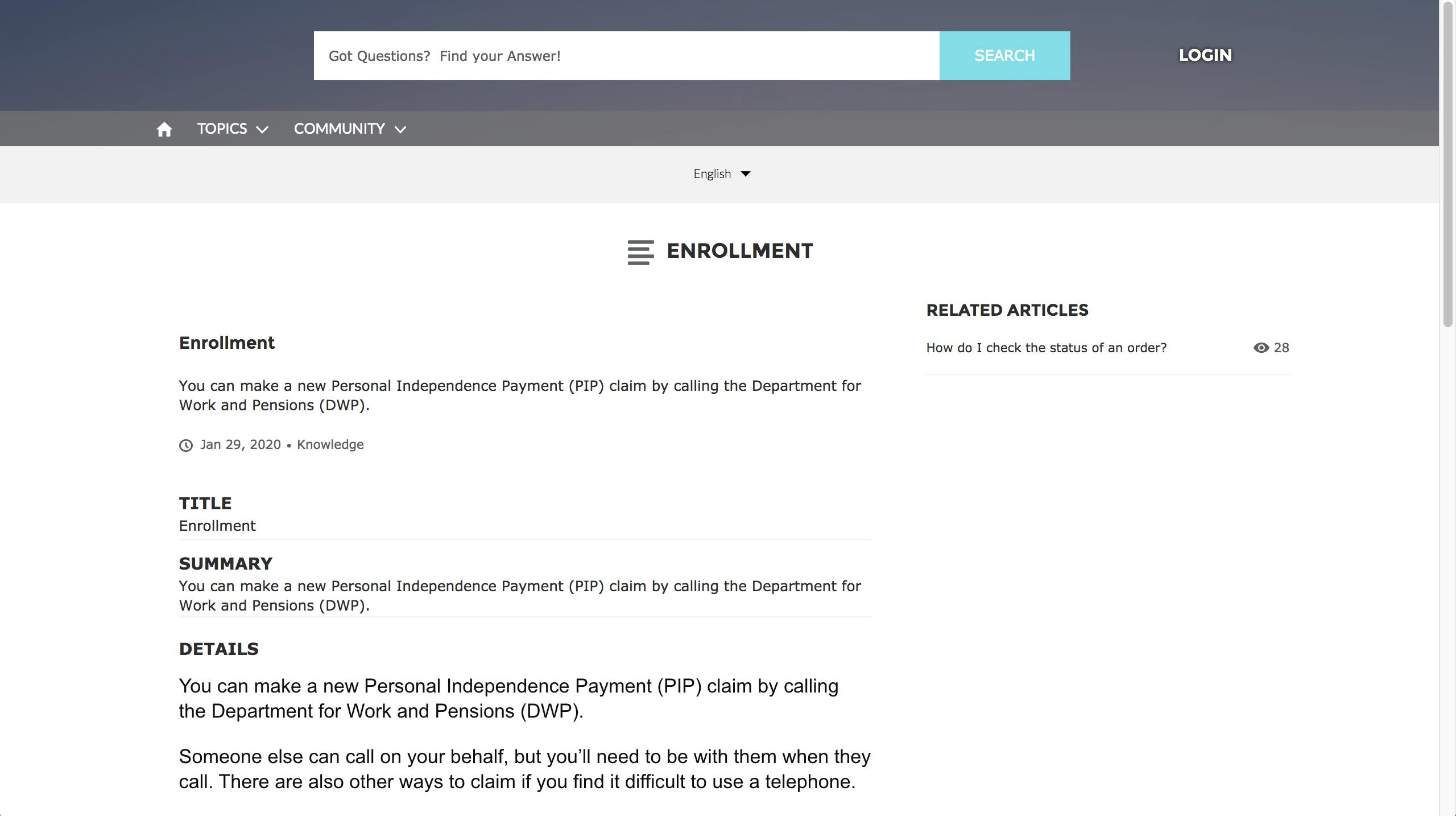 Connect the Community