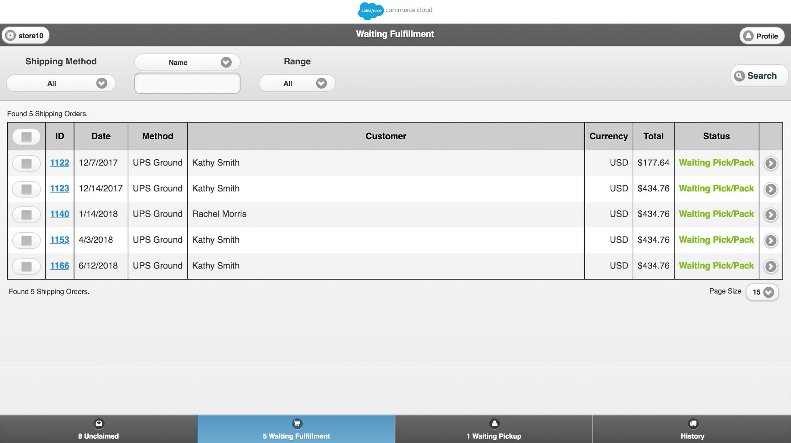 Manage Orders