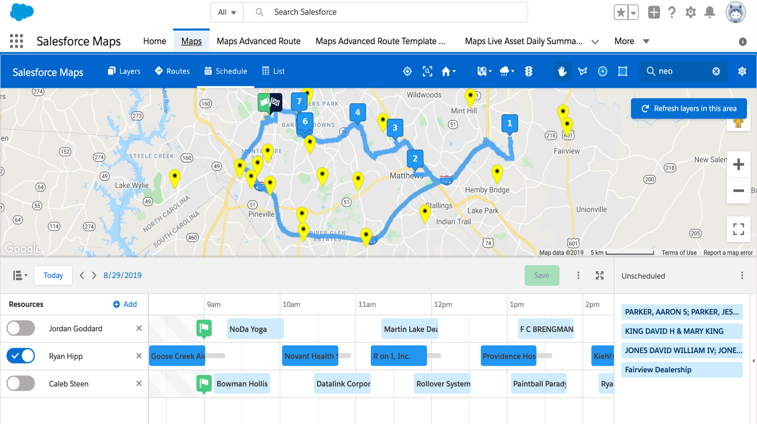 Salesforce Maps