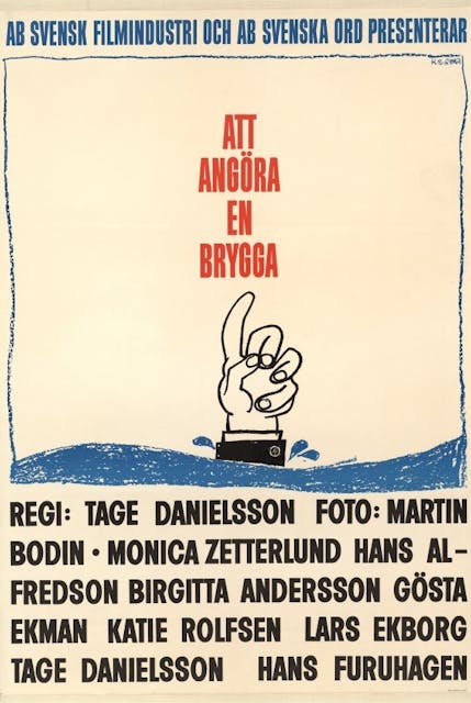  1 / 2  Att angöra en brygga © 1965 AB Svensk Filmindustri