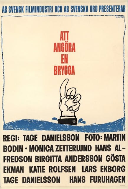 Att angöra en brygga © 1965 AB Svensk Filmindustri