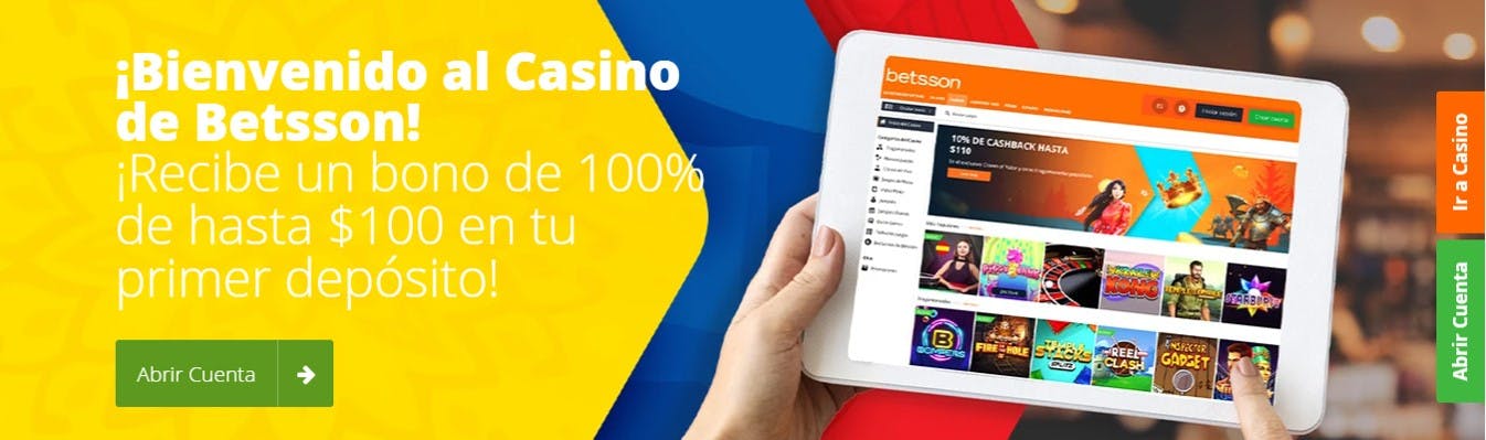 Bono de casino de Betsson Ecuador