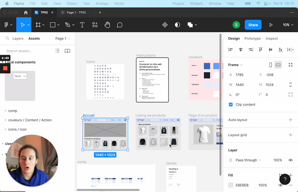 <p>Exemple d'un vidéo qui a été remis à l'équipe, réalisé avec Loom (<a href="https://www.loom.com/" target="_blank" rel="noopener noreferrer">Lien</a>).</p>