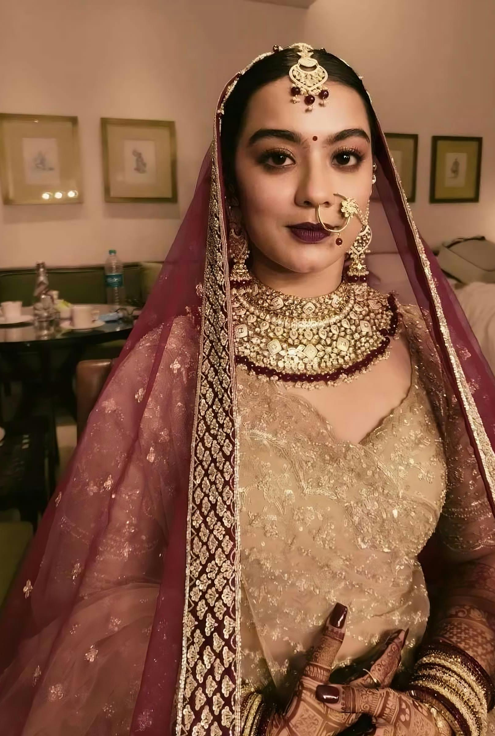 Bridal makeup by Abhijith Chanda
