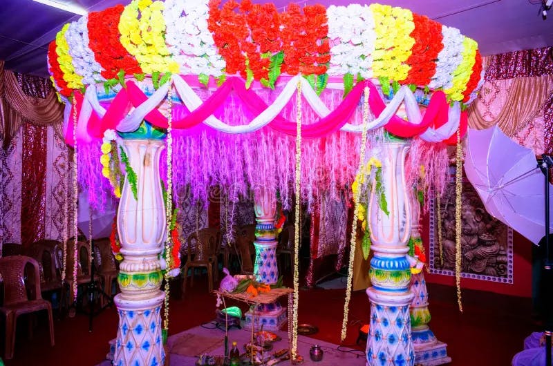 Bengali mandap decoration ideas