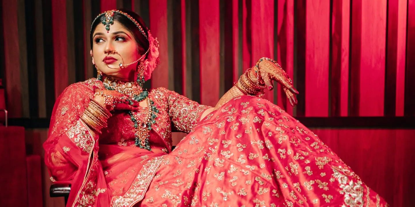 Trending Bengali Bridal Lehenga design