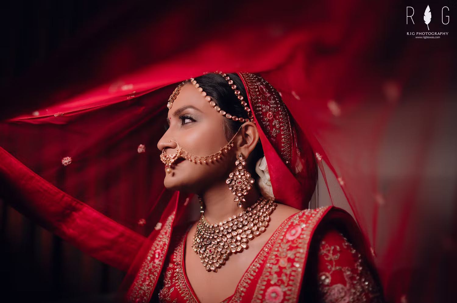 Dramatic Veil Drop For Every Indian Bride
