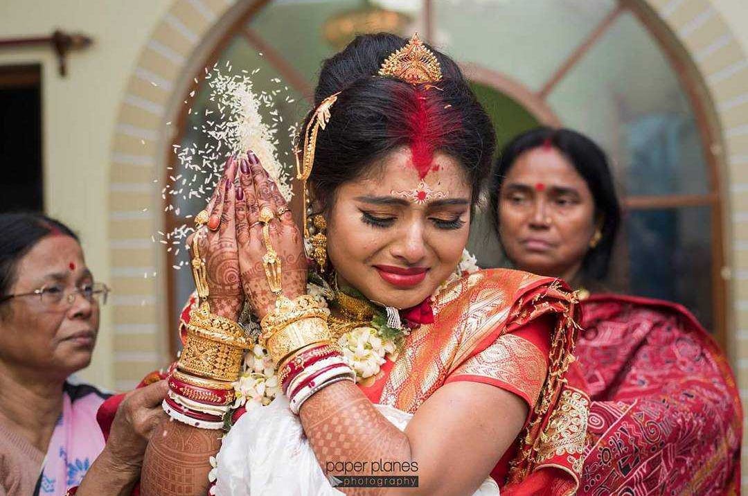 bengali wedding bidaai ritual