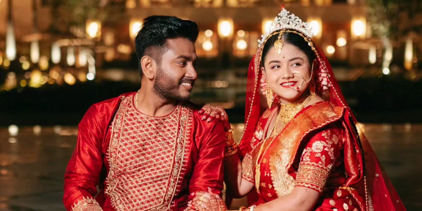 Bengali Wedding Couple Photoshoot