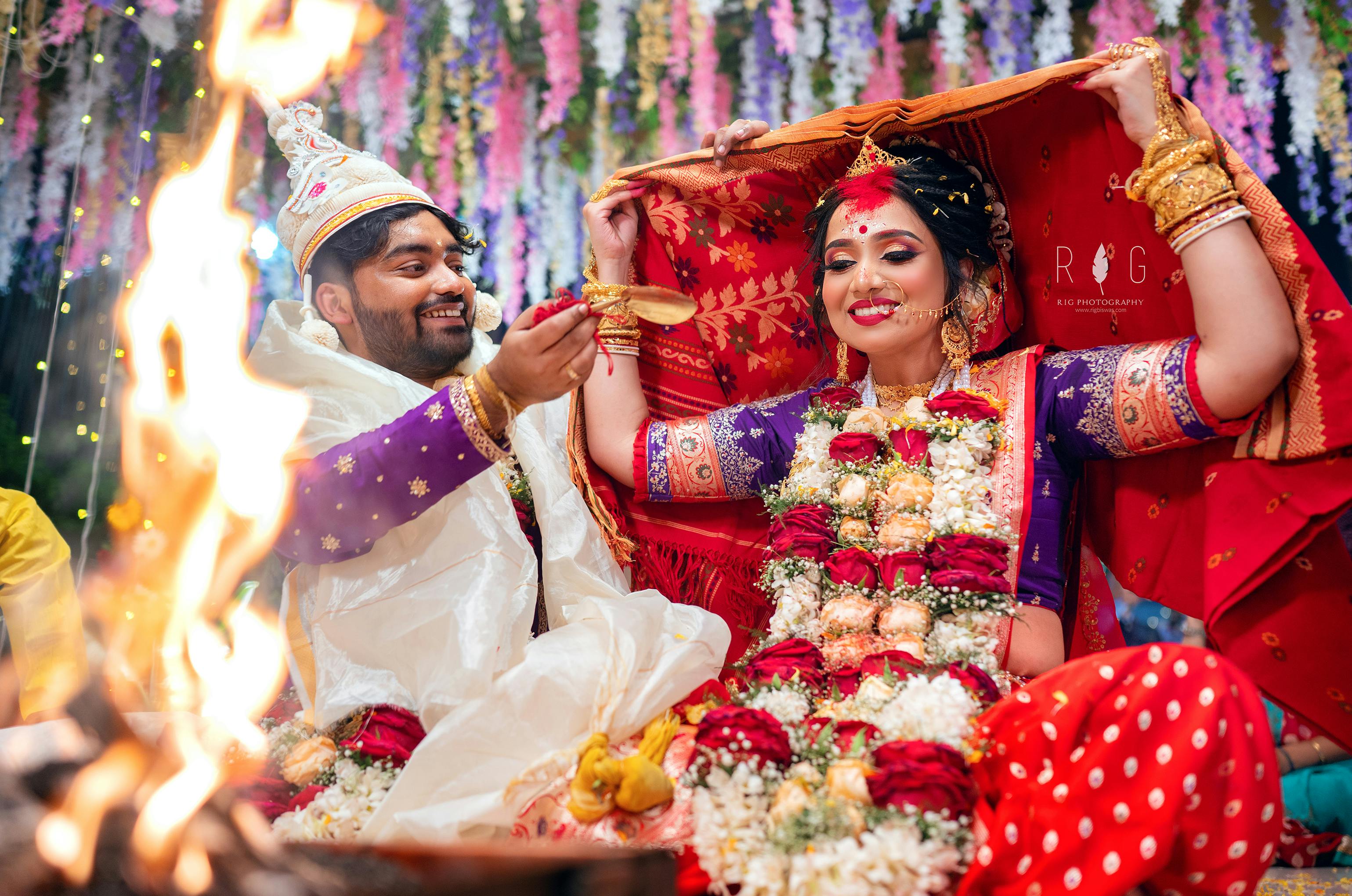 sindoor daan bengali wedding