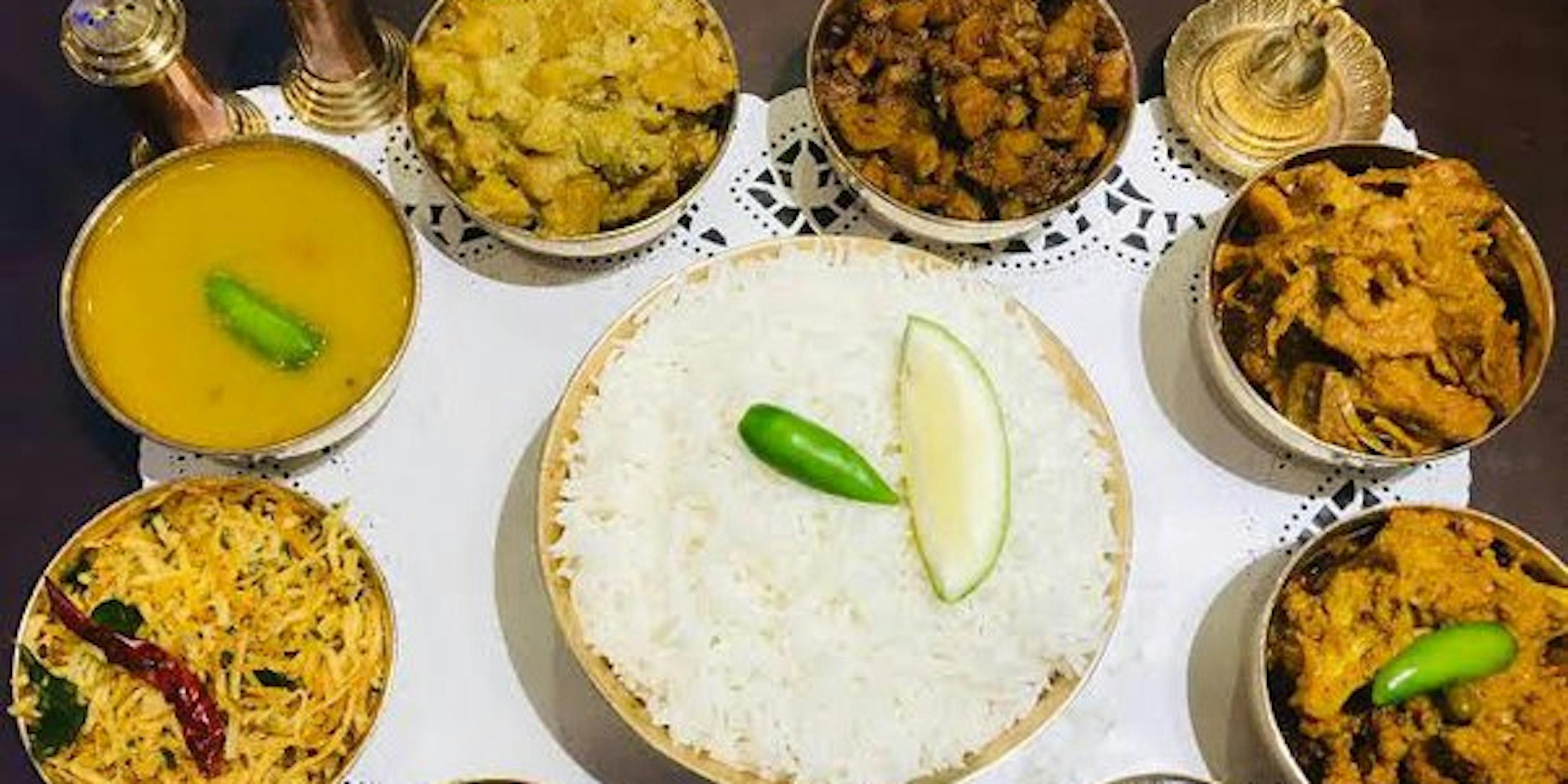bengali veg thali 