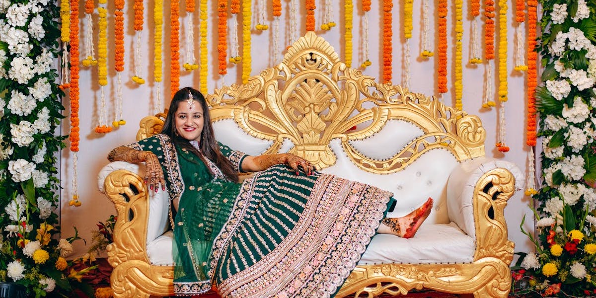 Pick the Most Gorgeous Mehendi Outfit Ideas for Brides