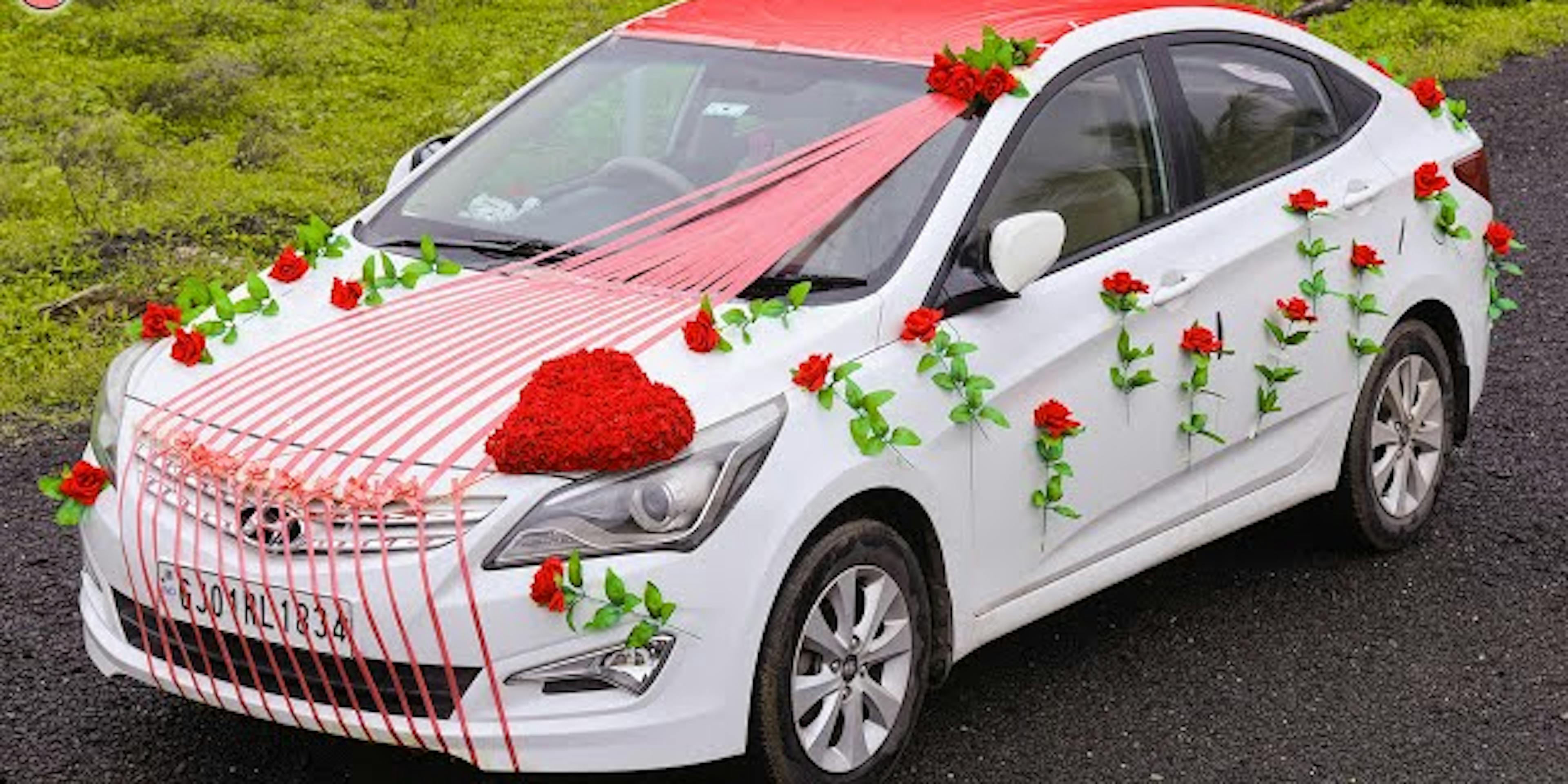 car decoration ideas for wedding
