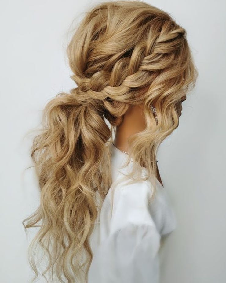 Boho ponytail