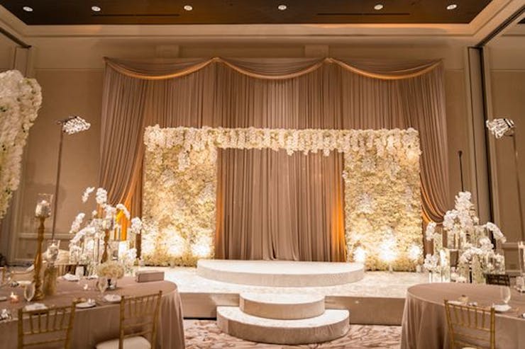 a beautiful wedding mandap
