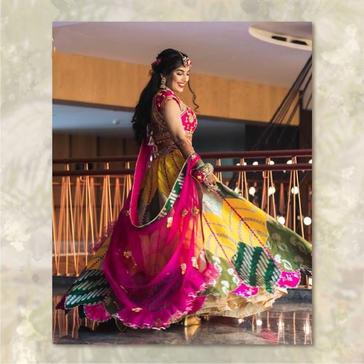 Lehenga multicolour