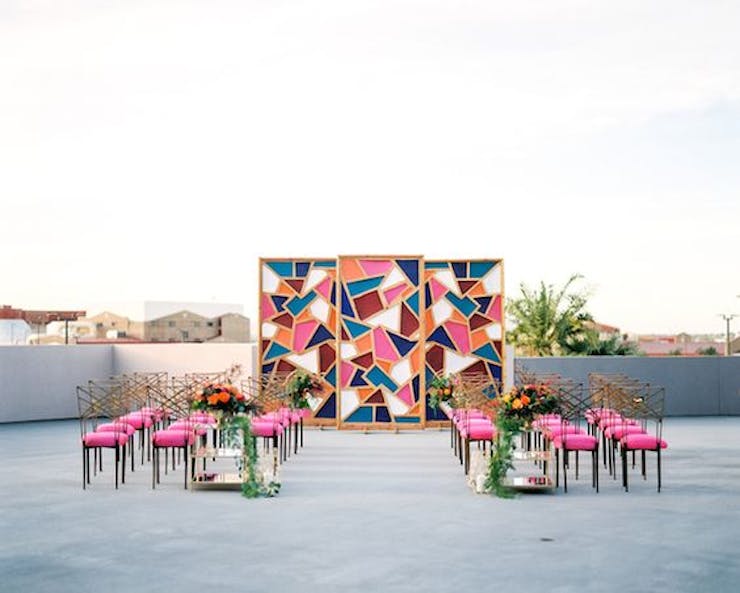 Quirky shaped stage