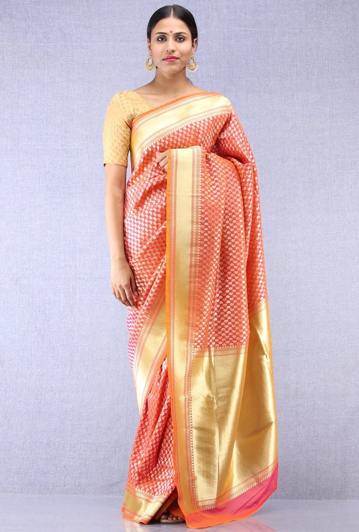 Orange saree