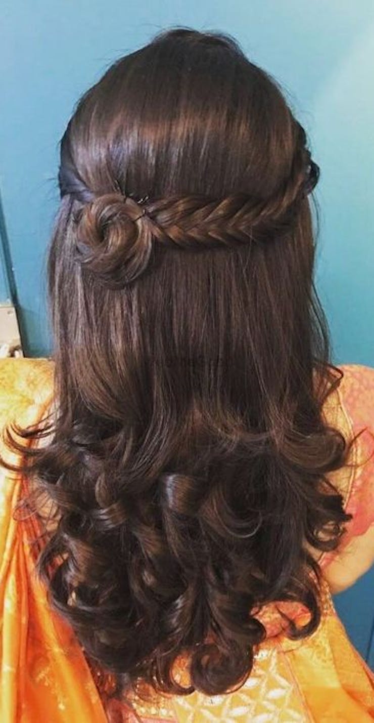 Braided bangs