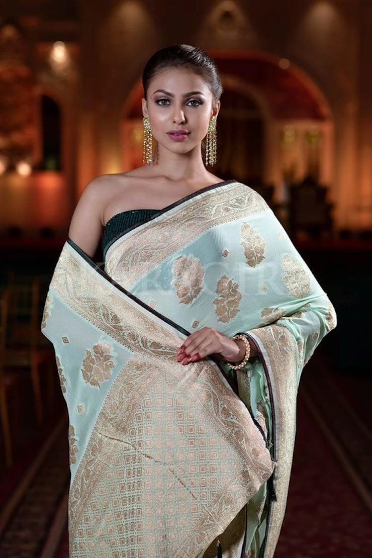 bengali bride with Georgettey