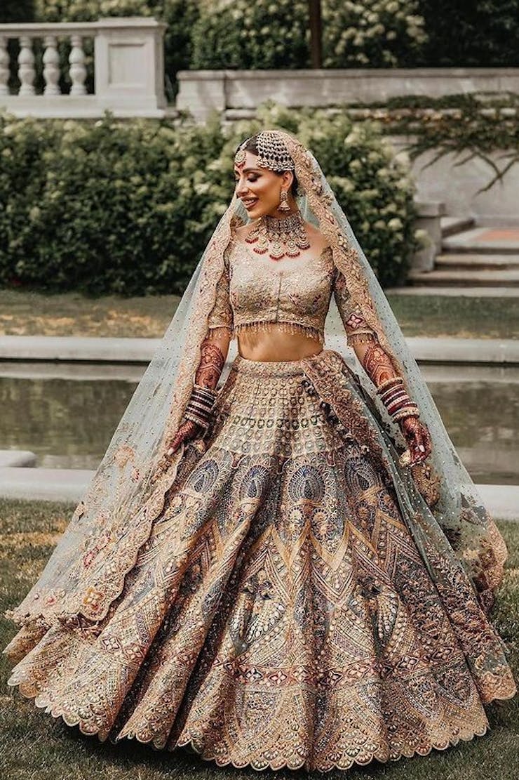 Zardosi lehenga