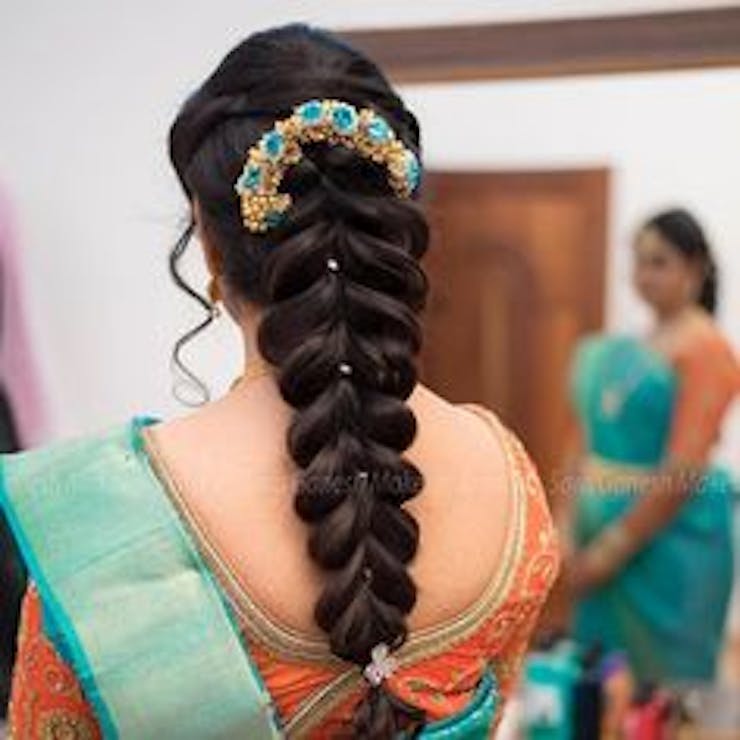 Fishtail braid hairstyle