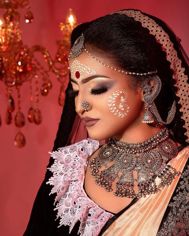 Bold beautiful bride