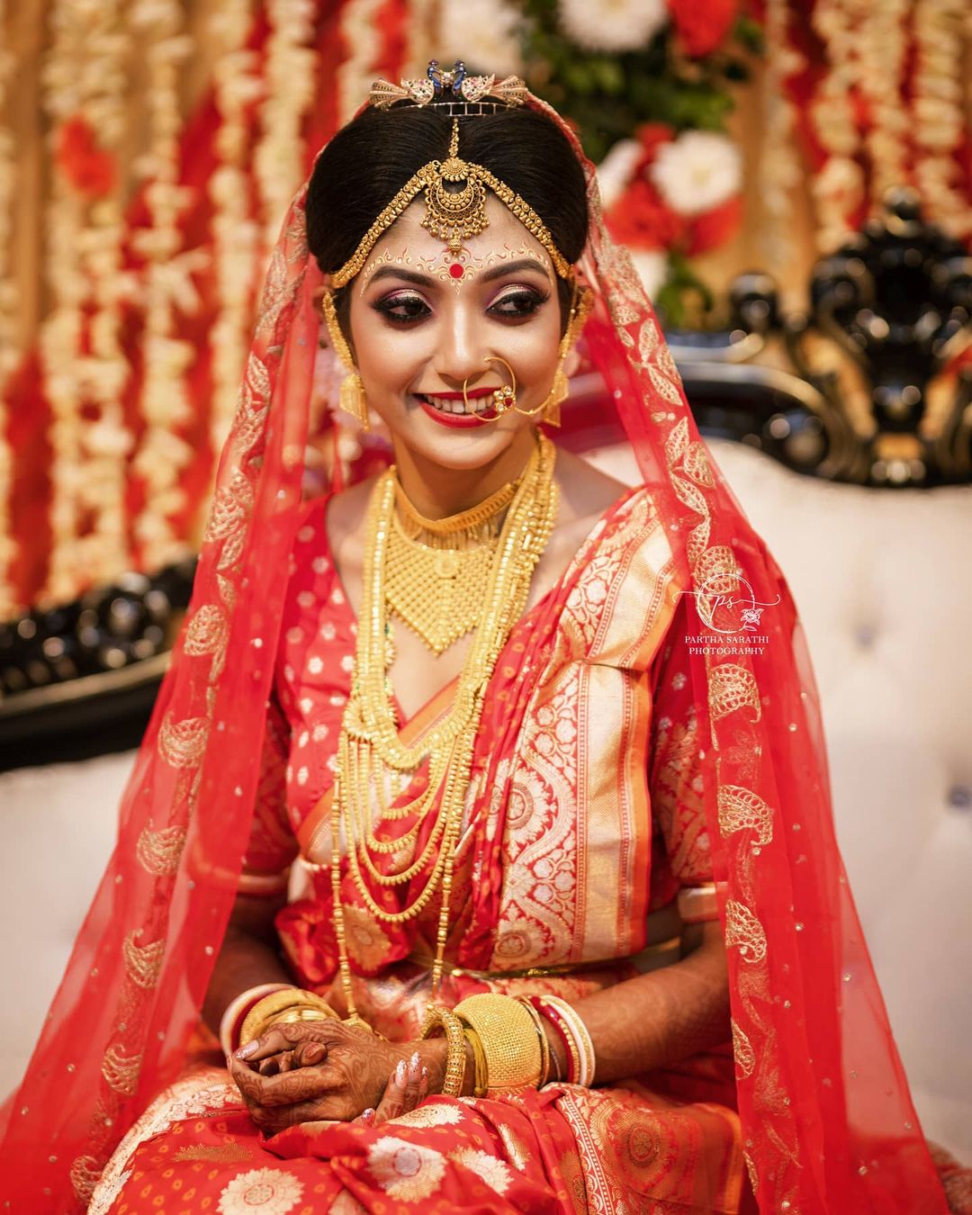 Bengali bridal outlet saree