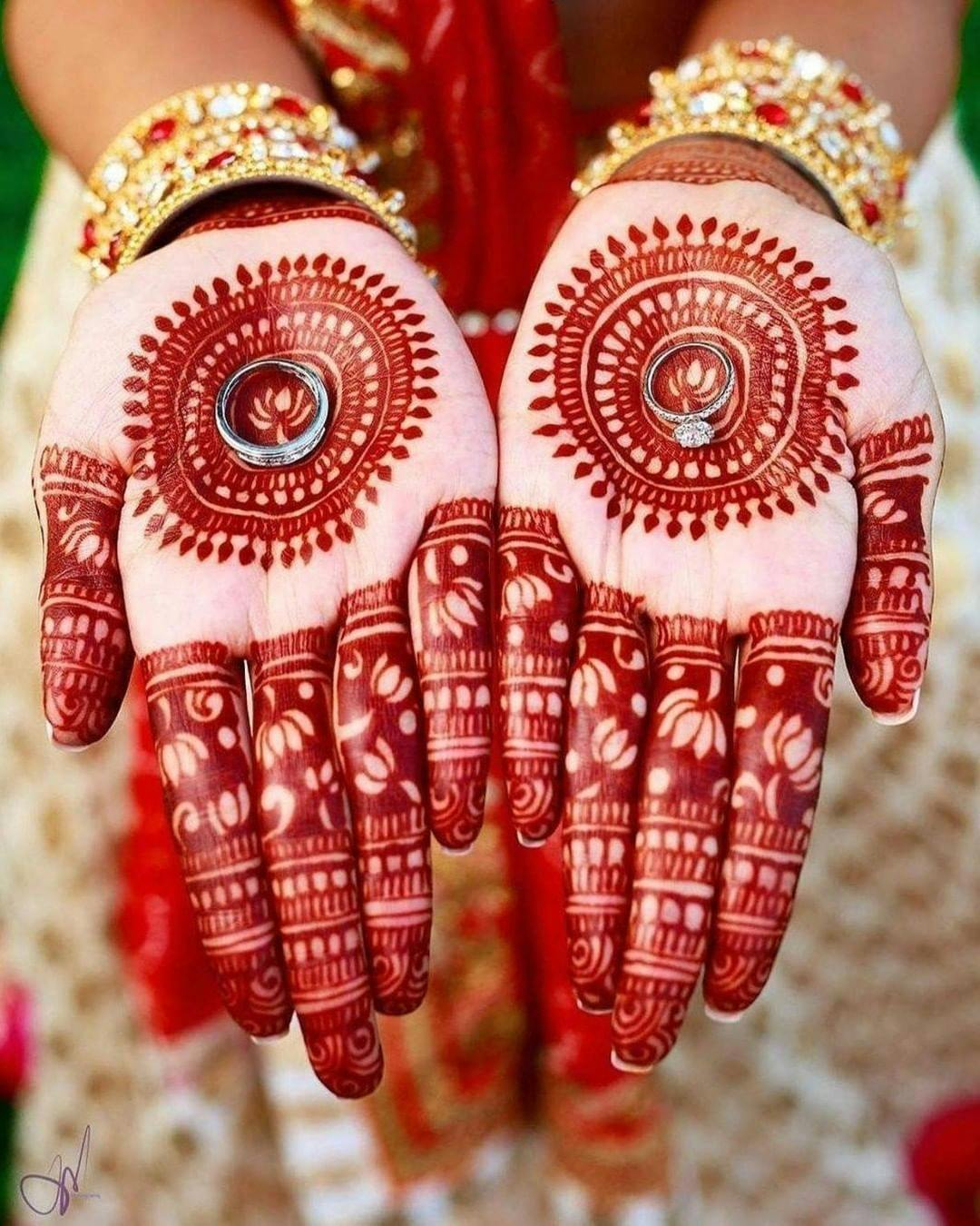 Simple Mehndi Designs For Left Hand