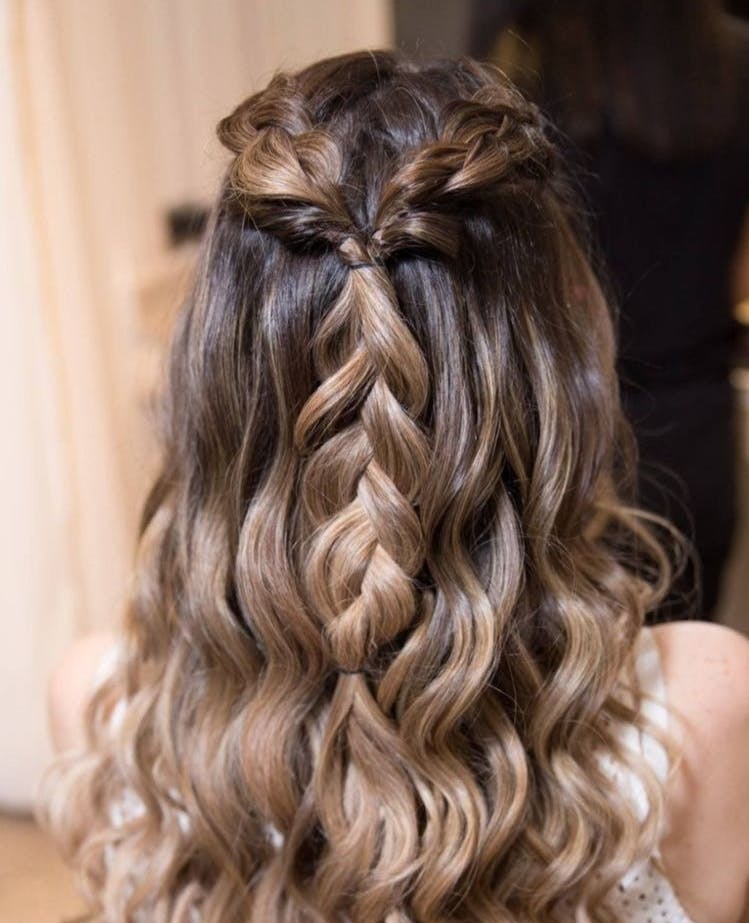 Braided updo