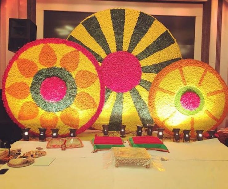 Backdrop in Wedding