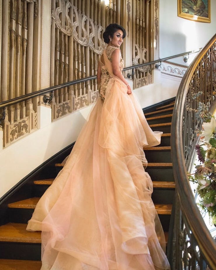 Fishtail gown
