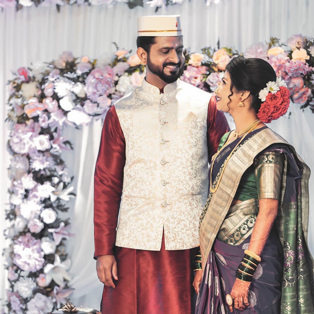 Indian engagement dresses clearance for bride and groom