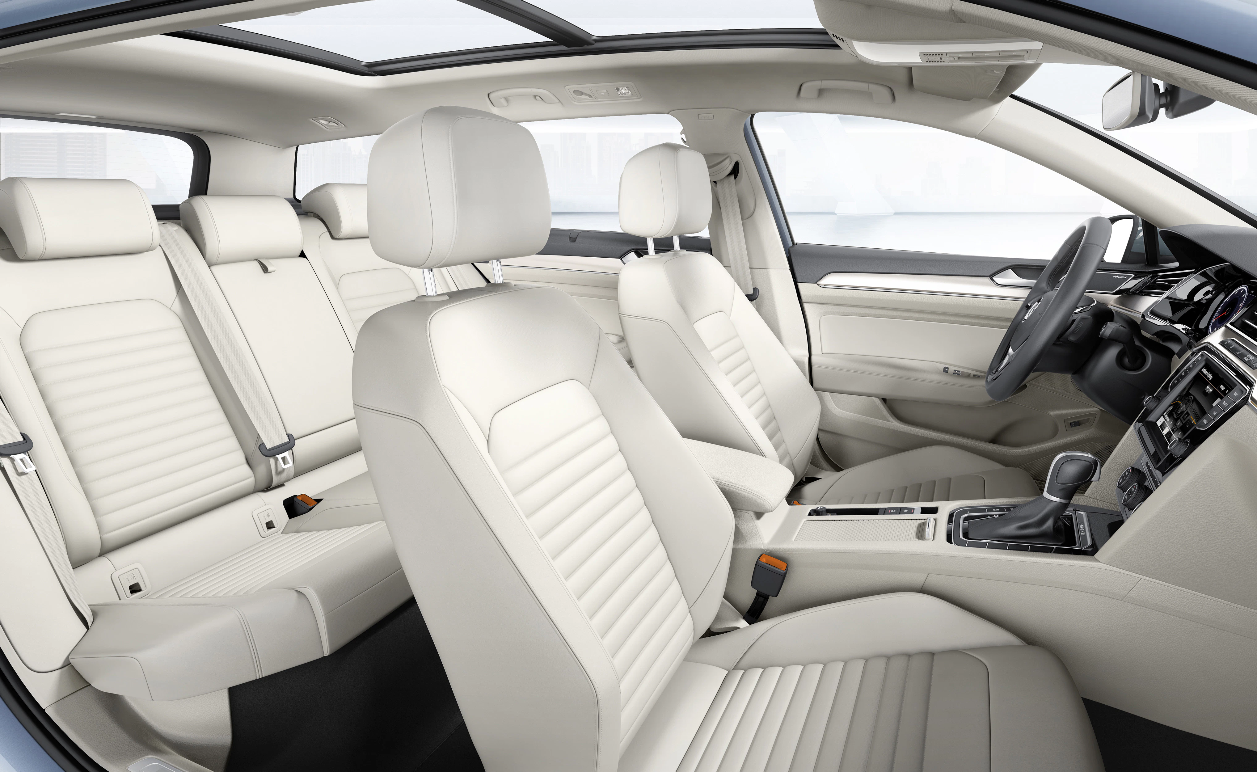 VW Passat B8 Variant Innenansicht Panorama Innenraum