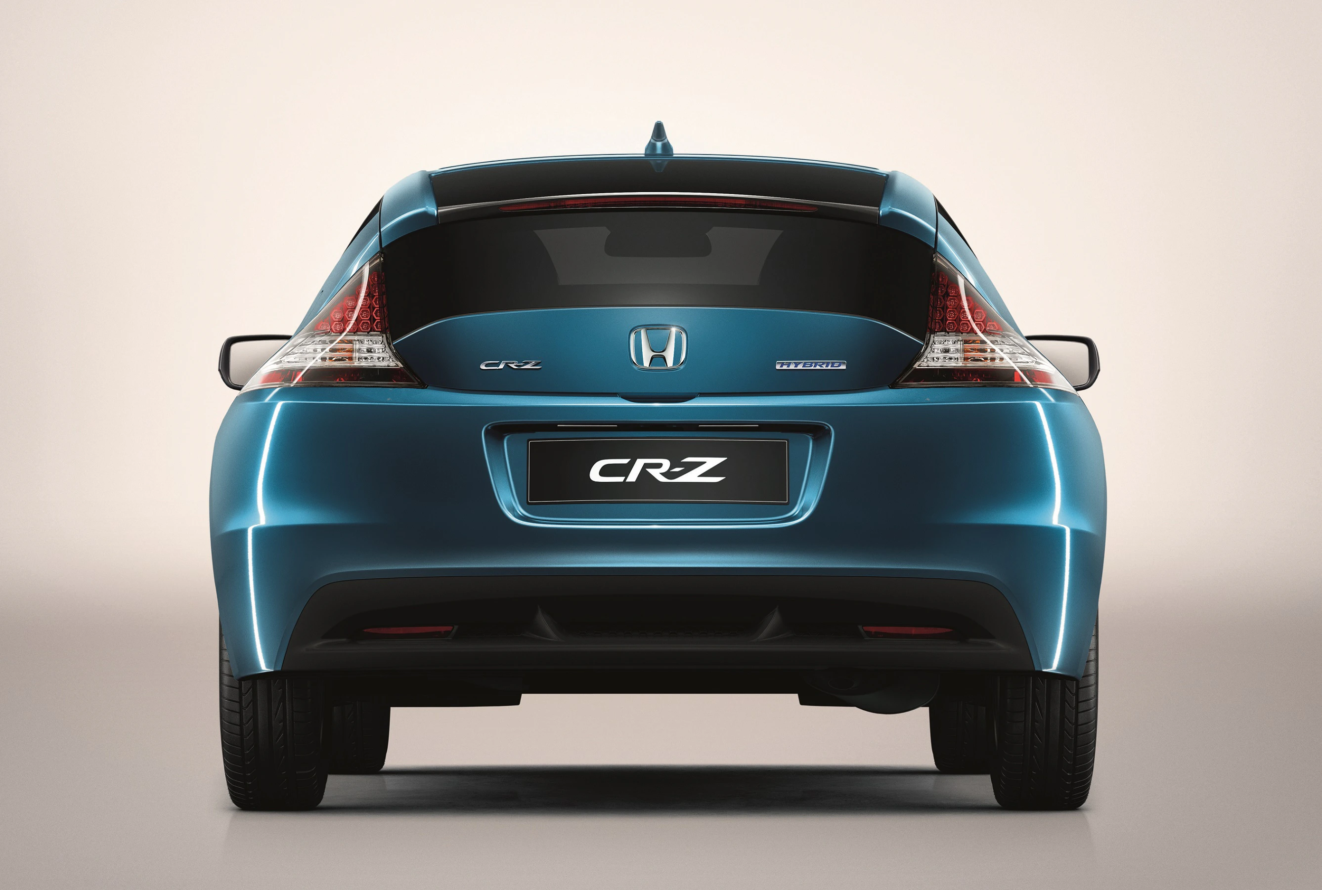 Honda CR-Z Aussenansicht Heck statisch Studio blau