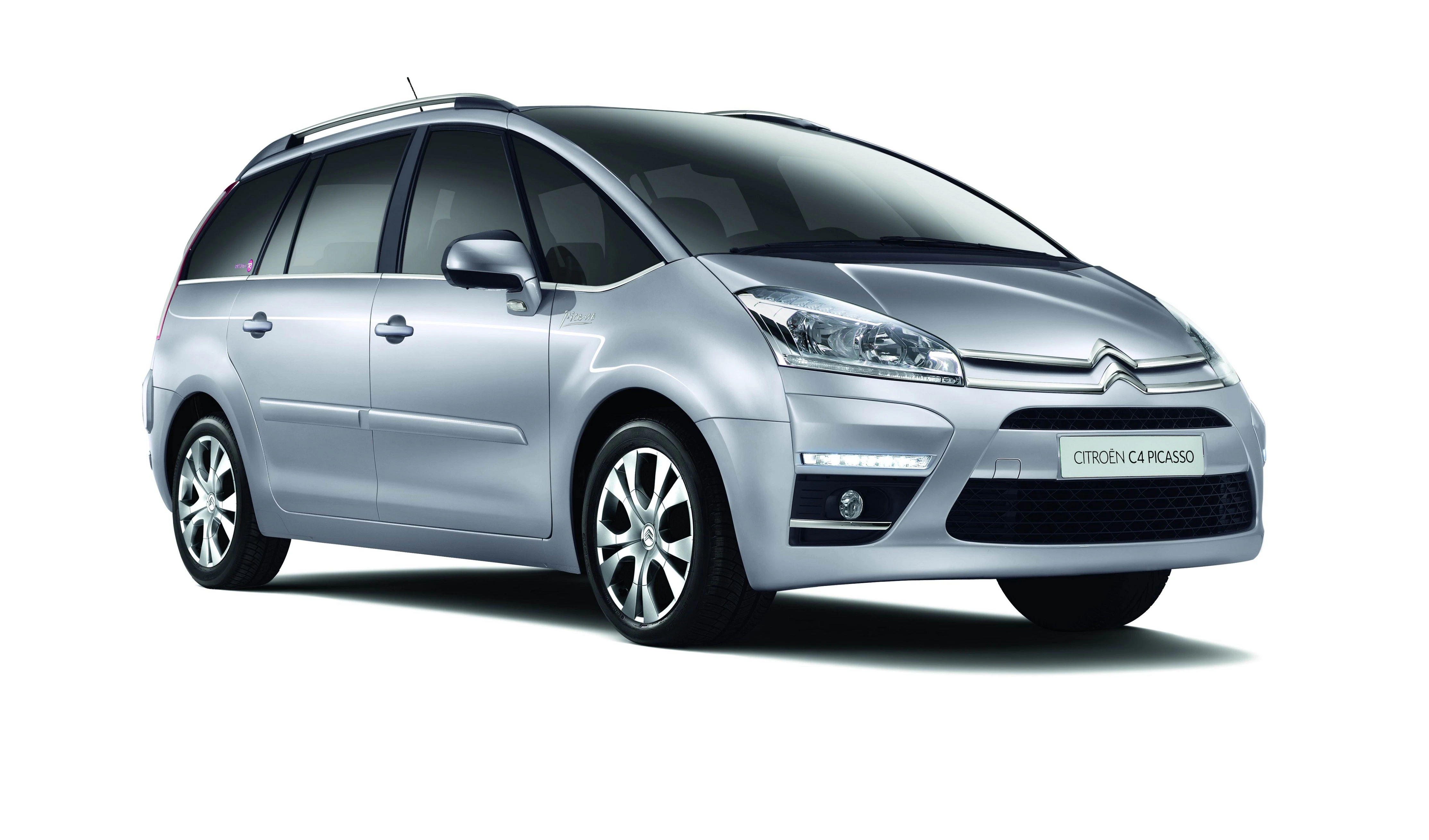 Citroën C4 Grand Picasso U Aussenansicht Front schräg statisch Studio silber