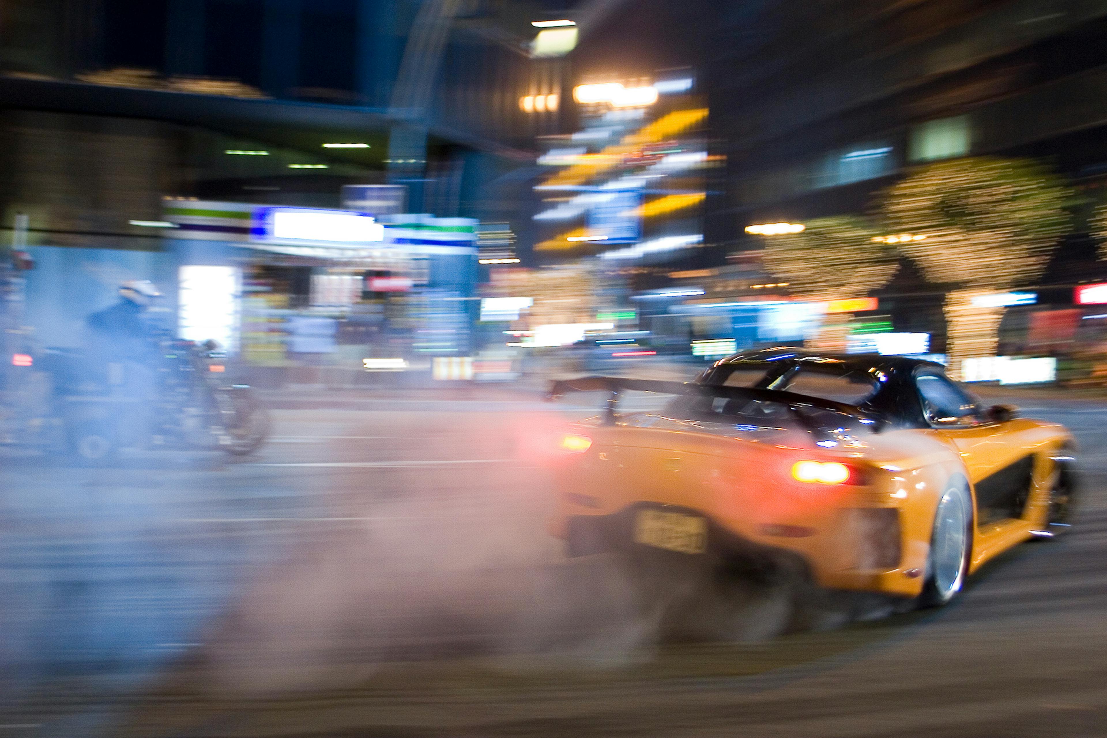 Im dritten Teil "The Fast and the Furious - Tokyo Drift", spielt der Wankel-Sportwagen Mazda RX-7 eine prominente Rolle.