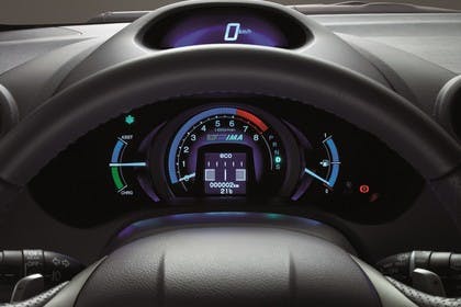 Honda Insight Studio Innenansicht Detail Tacho statisch schwarz
