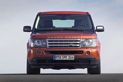 Land Rover Range Rover Sport LS Aussenansicht Front statisch orange